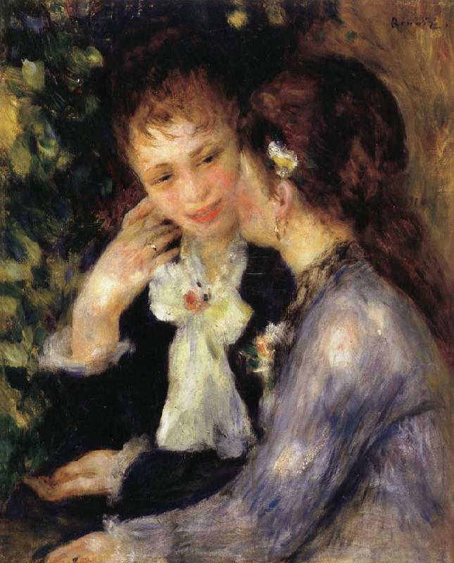 Pierre Renoir Confidences oil painting image